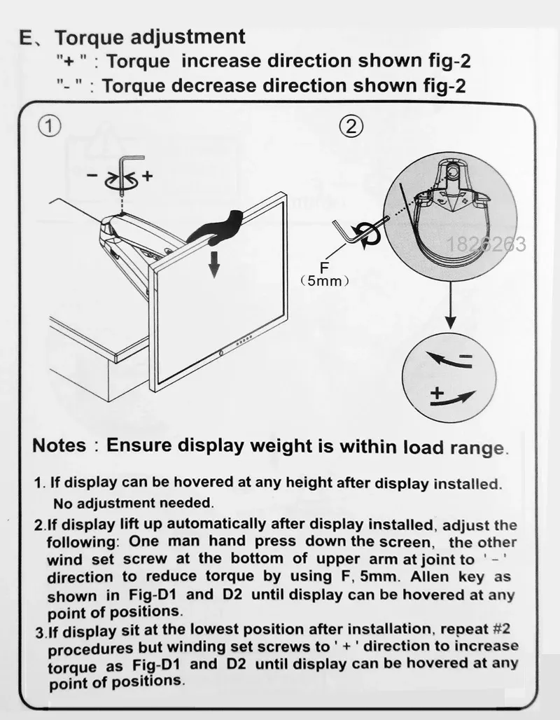 Monitor Desk Mount Long Arm for Monitors from 22" - 35" / Bracket Load 2-12 Kgs; Ultra Wide Full Motion Swivel Height Adjustable Monitor Stand H100 Monitor Stand Desk Mount Arm 22"-35"