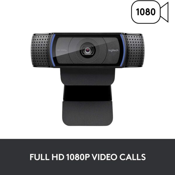 960-001086 LOGITECH C920e Full HD Webcam 1080P 30 fps LOGITECH C920e  Full HD Webcam 1080P 30 fps ,3 mega pixel Camera , 78° field of view, and HD auto light correction , Up to 1 m Stereo Dual Mics , Autofocus Glass Lens , Tripod-ready 