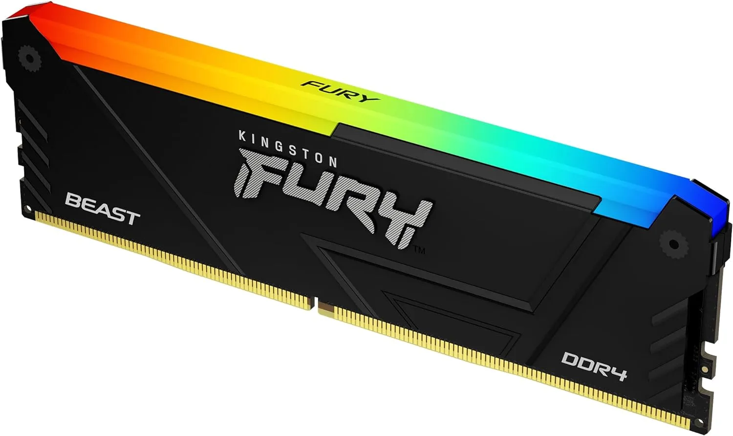 KF436C18BB2A/32 32GB RAM 3600 DDR4 CL18 Kingston FURY Beast 32GB RAM 3600MT/s DDR4 CL18 Desktop Memory Single Module | Intel XMP | AMD Ryzen | Plug n Play | RGB Infrared Syncing | KF436C18BB2A/32