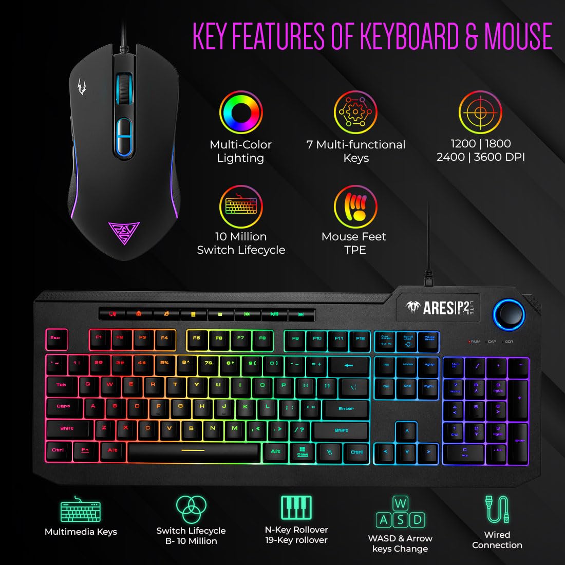 ARES-P2-LITE Gamdias Ares P2 Lite Gaming Keyboard and Mouse Gamdias Ares P2-Lite (2 in 1 Combo) | Full-Size RGB Membrane Keyboard & Gaming Mouse | Ergonomic Design | with Lighting Effects | Aesthetic Gaming Setup ARES-P2-LITE Gamdias Ares P2 Lite Gaming Keyboard and Mouse Gamdias Ares P2-Lite (2 in 1 Combo) | Full-Size RGB Membrane Keyboard & Gaming Mouse | Ergonomic Design | with Lighting Effects | Aesthetic Gaming Setup