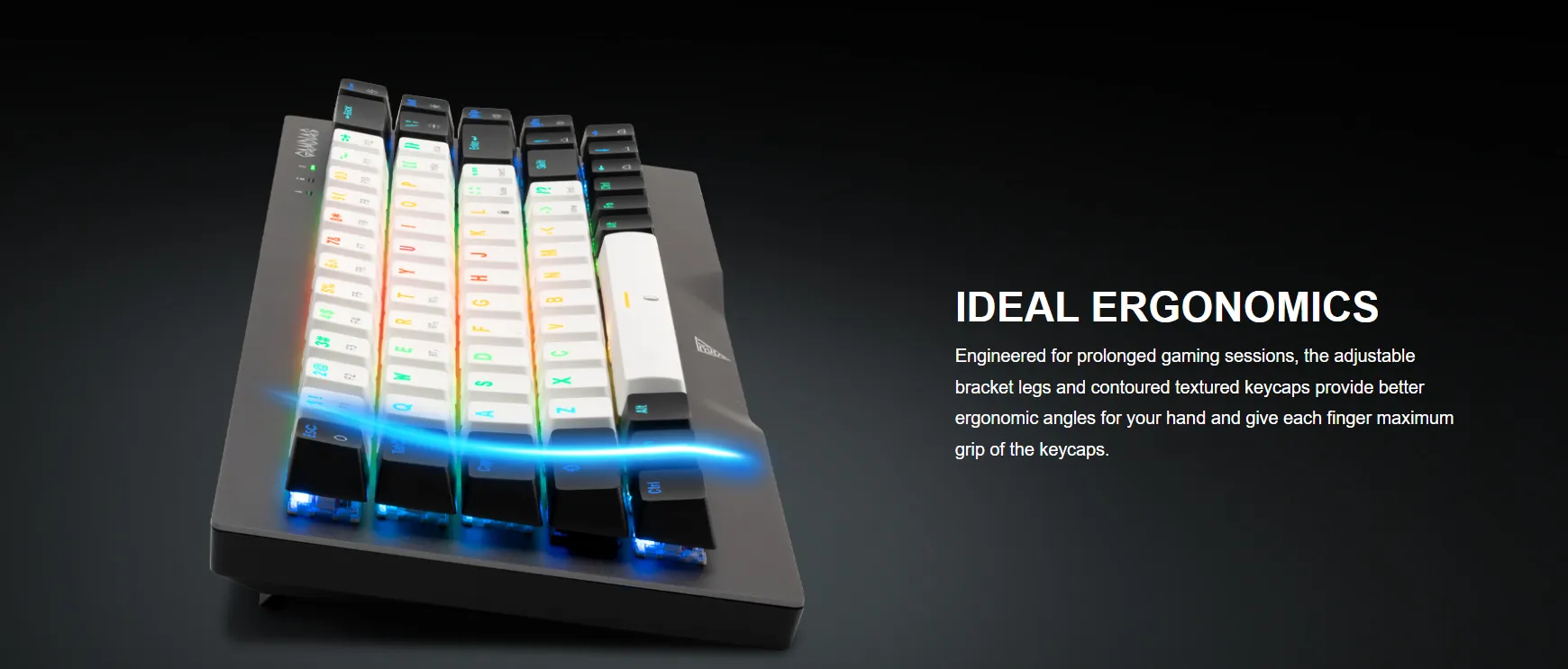 HERMES-M4-HYBRID HERMES HYBRID MECHANICAL GAMING KEYBOARD GAMDIAS HERMES M4 HYBRID 60% MECHANICAL GAMING KEYBOARD WITH RED SWITCH | WIRELESS or WIRED CONNECTIVITY | DUAL COLOR WAY KEY CAPS | ANTI-GHOSTING WITH N-KEYWARE MACRO KEYS | METAL PANEL FINISH 