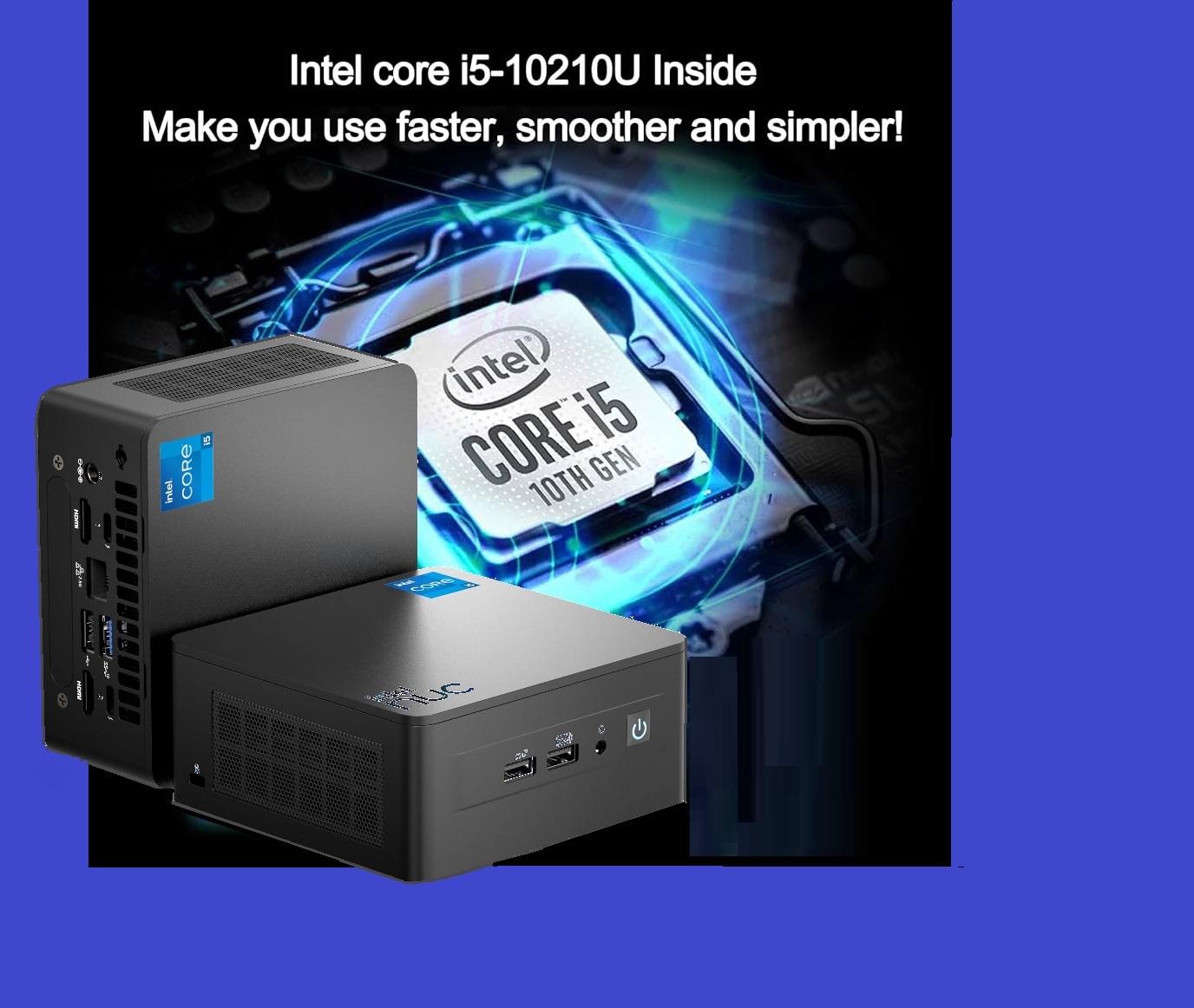 YEIERYUTRTUTYU (1) NUC13ANH Intel NUC 13 Pro NUC13ANHi5 Intel NUC 13 Pro NUC13ANHi5 Arena Canyon Mini PC Mini Computer, Barebone, Intel Core i5-1340P 12 Core, 16 Thread, Up to 4.6 GHz Turbo, NVMe SSD DDR4,WiFi 6E, BT 5.3,8K Support Gaming, No RAM ,No SSD,NO OS