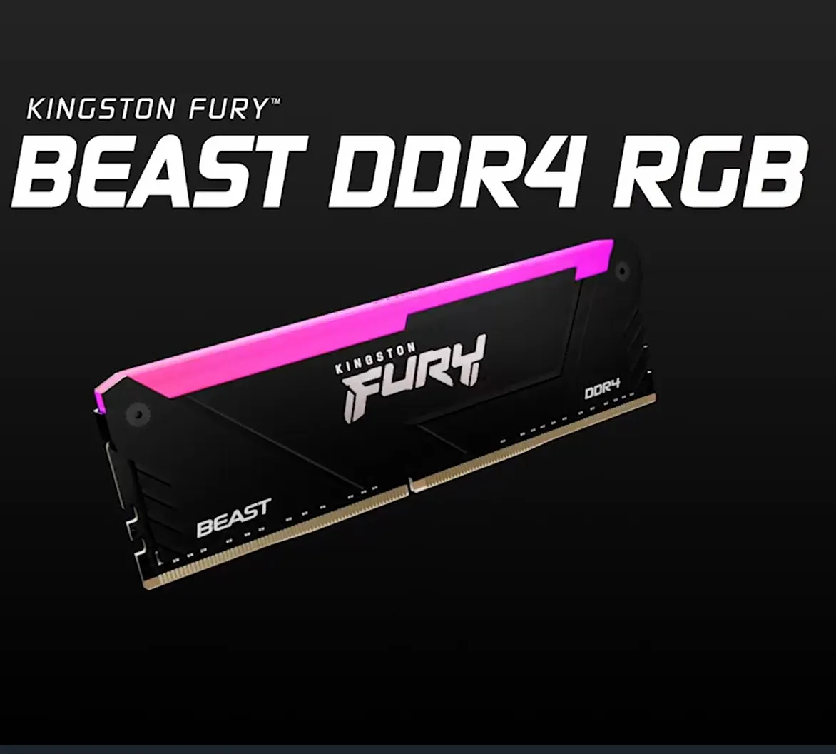 KF436C18BB2A/32 32GB RAM 3600 DDR4 CL18 Kingston FURY Beast 32GB RAM 3600MT/s DDR4 CL18 Desktop Memory Single Module | Intel XMP | AMD Ryzen | Plug n Play | RGB Infrared Syncing | KF436C18BB2A/32