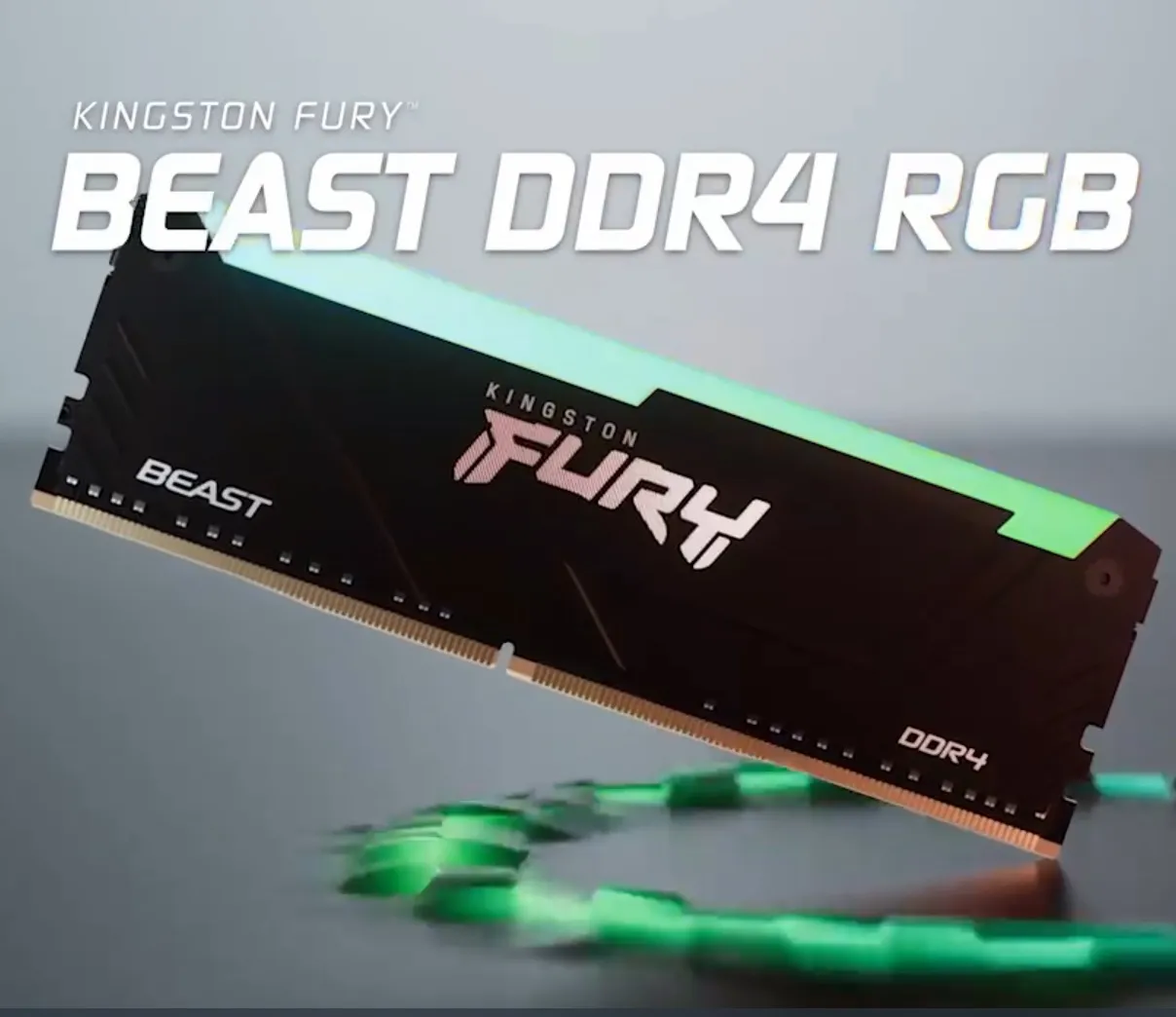 KF436C18BB2A/32 32GB RAM 3600 DDR4 CL18 Kingston FURY Beast 32GB RAM 3600MT/s DDR4 CL18 Desktop Memory Single Module | Intel XMP | AMD Ryzen | Plug n Play | RGB Infrared Syncing | KF436C18BB2A/32