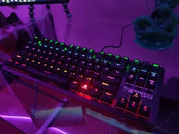 HERMES-E2-BROWN GAMDIAS HERMES E2 Gaming Mechanical Keyboard GAMDIAS HERMES E2 Gaming Mechanical Keyboard Brown Switches , 87 Key Form Factor , 7 Vivid RGB Presets , N-key rollover Anti-ghosting , Metal Faceplate , 1000Hz Polling Rate - Black