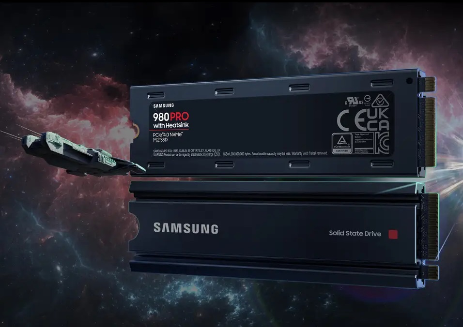 MZ-V8P1T0CW SSD 1TB PCIe Gen 4 NVMe with Heatsink SAMSUNG 980 PRO SSD 1TB PCIe Gen 4 NVMe M.2 with Heatsink Internal Solid State Drive , Heat Control, Max Speed, PS5 Compatible (MZ-V8P1T0CW) MZ-V8P1T0CW SSD 1TB PCIe Gen 4 NVMe with Heatsink SAMSUNG 980 PRO SSD 1TB PCIe Gen 4 NVMe M.2 with Heatsink Internal Solid State Drive , Heat Control, Max Speed, PS5 Compatible (MZ-V8P1T0CW)