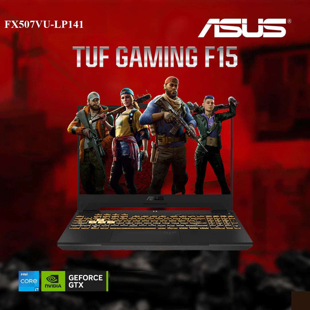 90NR0CJ7-M00E60 ASUS TUF Gaming F15 FX507VU-LP141 Laptop ASUS TUF Gaming F15 FX507VU-LP141 Laptop, 15.6" FHD IPS 144Hz Display, Intel Core i7-13620H, 16GB RAM, 512GB SSD, Nvidia GeForce RTX 4050 6GB, ENG-ARAB Keyboard, FreeDOS, Mecha Gray| 90NR0CJ7-M00E60 90NR0CJ7-M00E60 ASUS TUF Gaming F15 FX507VU-LP141 Laptop ASUS TUF Gaming F15 FX507VU-LP141 Laptop, 15.6" FHD IPS 144Hz Display, Intel Core i7-13620H, 16GB RAM, 512GB SSD, Nvidia GeForce RTX 4050 6GB, ENG-ARAB Keyboard, FreeDOS, Mecha Gray| 90NR0CJ7-M00E60