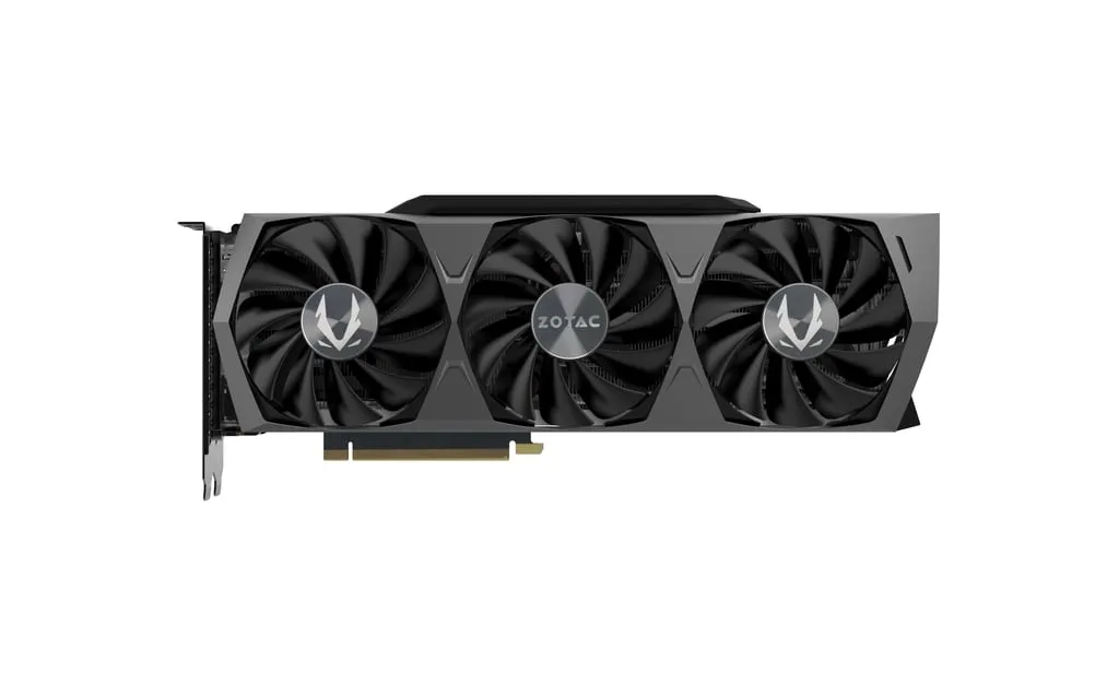 ZT-A30800D-10PLHR-US ZOTAC GEFORCE RTX 3080 TRINITY LHR ZOTAC GEFORCE RTX 3080 TRINITY LHR 10GB GDDR6X, 320 bit, 1710/19000, HDCP, Three DP, HDMI, Premium Pack | ZT-A30800D-10PLHR USED