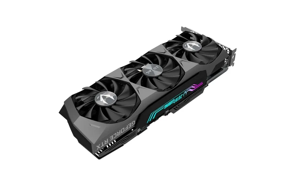 ZT-A30800D-10PLHR-US ZOTAC GEFORCE RTX 3080 TRINITY LHR ZOTAC GEFORCE RTX 3080 TRINITY LHR 10GB GDDR6X, 320 bit, 1710/19000, HDCP, Three DP, HDMI, Premium Pack | ZT-A30800D-10PLHR USED