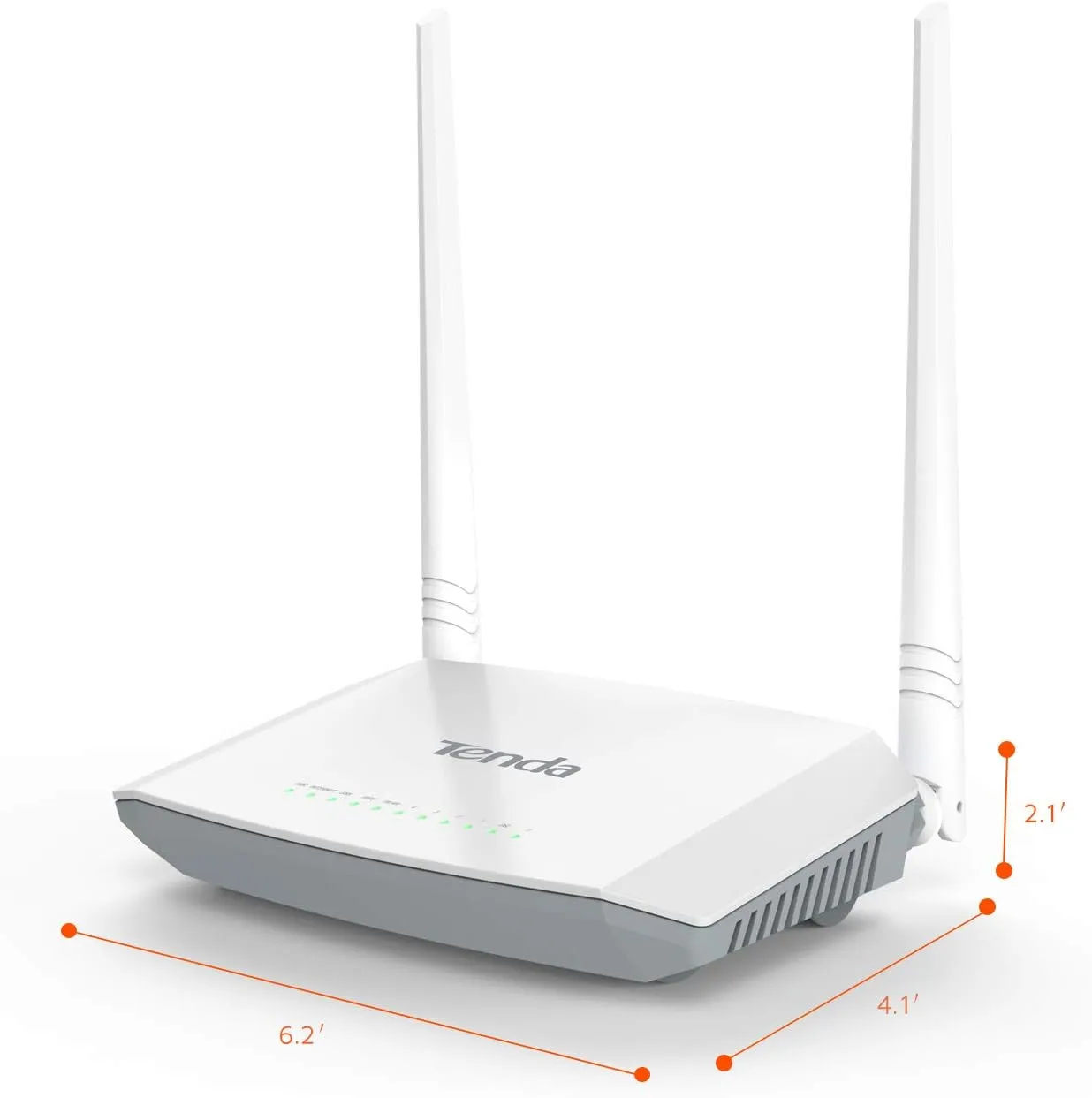 TENDA-D301-V4 TENDA D301 All In One ADSL2 Modem Router TENDA D301 All-In-One ADSL2+ Modem Router & 4 Port Switch Access Point and USB Port - up to 300 Mbps - WPA/WPA2  Protection - Network Products Access Point ADSL