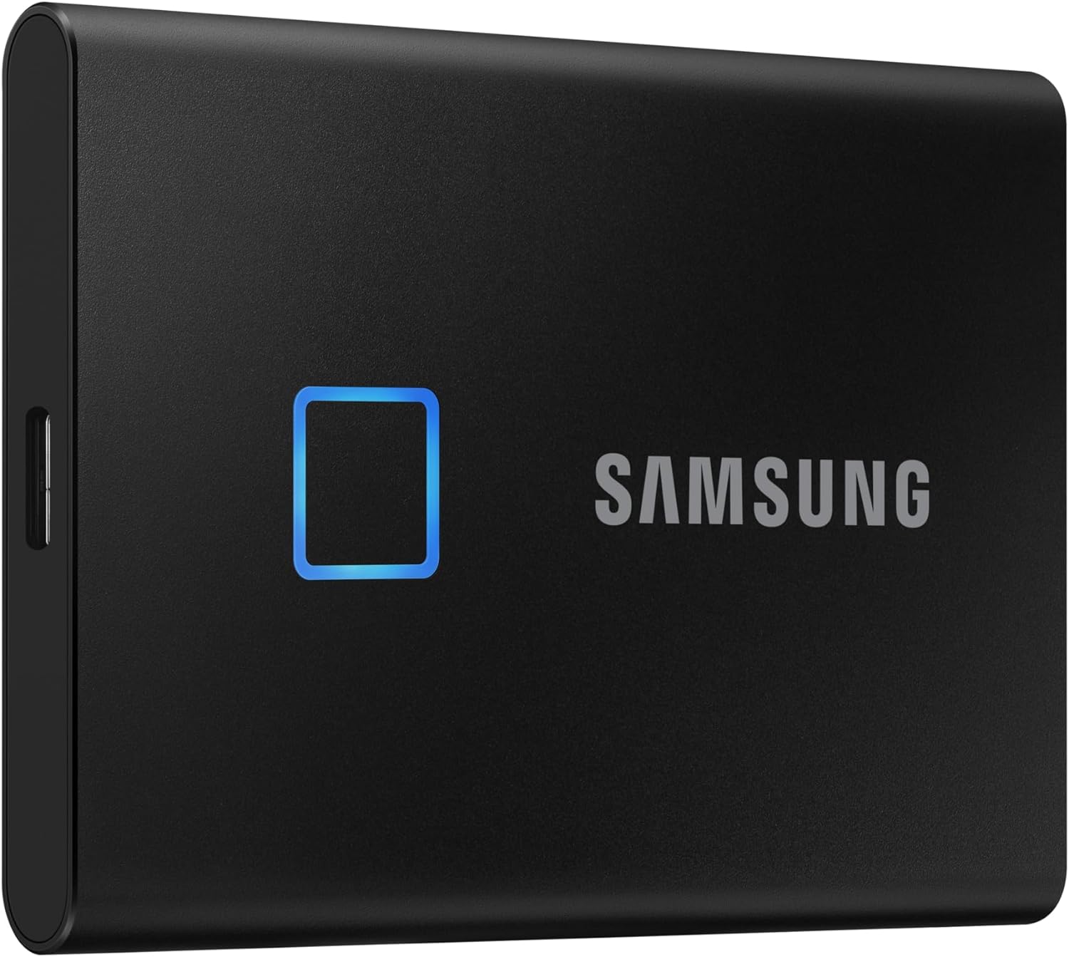 MU-PC2T0K/WW SAMSUNG T7 Touch Portable SSD 2TB SAMSUNG T7 Touch Portable SSD 2TB ,up to 1050MB/s, USB 3.2 External Solid State Drive, Fingerprint Security Encryption , Solid Aluminum , Compatible with PC, Mac, Android - Black (MU-PC2T0K/WW)