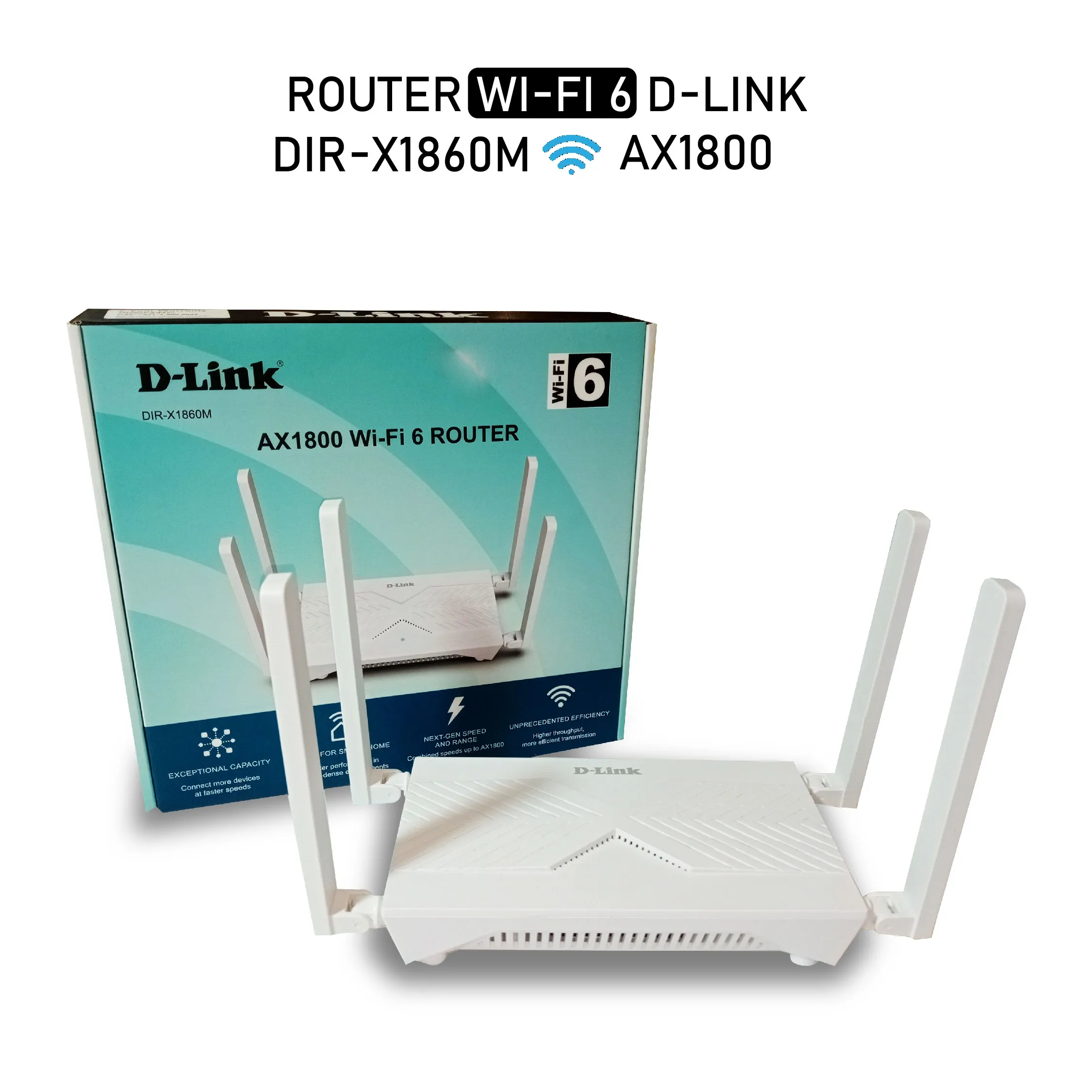 D Link DIR X1860M AX1800 WiFi 6 11ax Router  