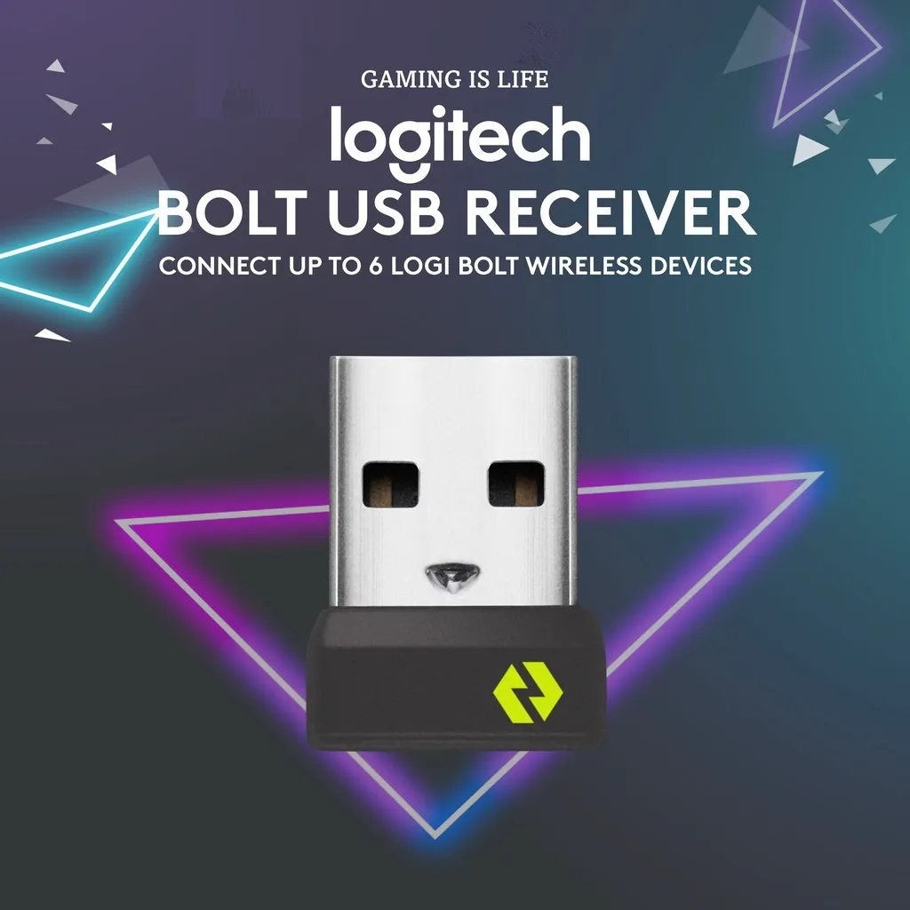 956-000011  LOGITECH Bolt USB Receiver Wireless Connection  LOGITECH Bolt USB Receiver , High Performance Wireless Connection For Wireless Mouse, Keyboard or Combo, Connects up to 6 Devices , Supports Windows, macOS, Linux, Chrome OS 956-000011 LOGITECH Bolt USB Receiver Wireless Connection LOGITECH Bolt USB Receiver , High Performance Wireless Connection For Wireless Mouse, Keyboard or Combo, Connects up to 6 Devices , Supports Windows, macOS, Linux, Chrome OS