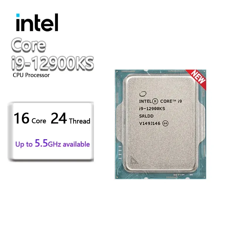 I7-12900KS-TRAY CPU Intel Core i9 12900KS Core i9 12th Gen CPU Intel Core i9-12900KS - Core i9 12th Gen Alder Lake 16-Core (8P+8E) 3.4 GHz LGA 1700 150W , 770 Gaming Desktop Processor with Integrated UHD Graphics and Hexadeca-core | Tray 