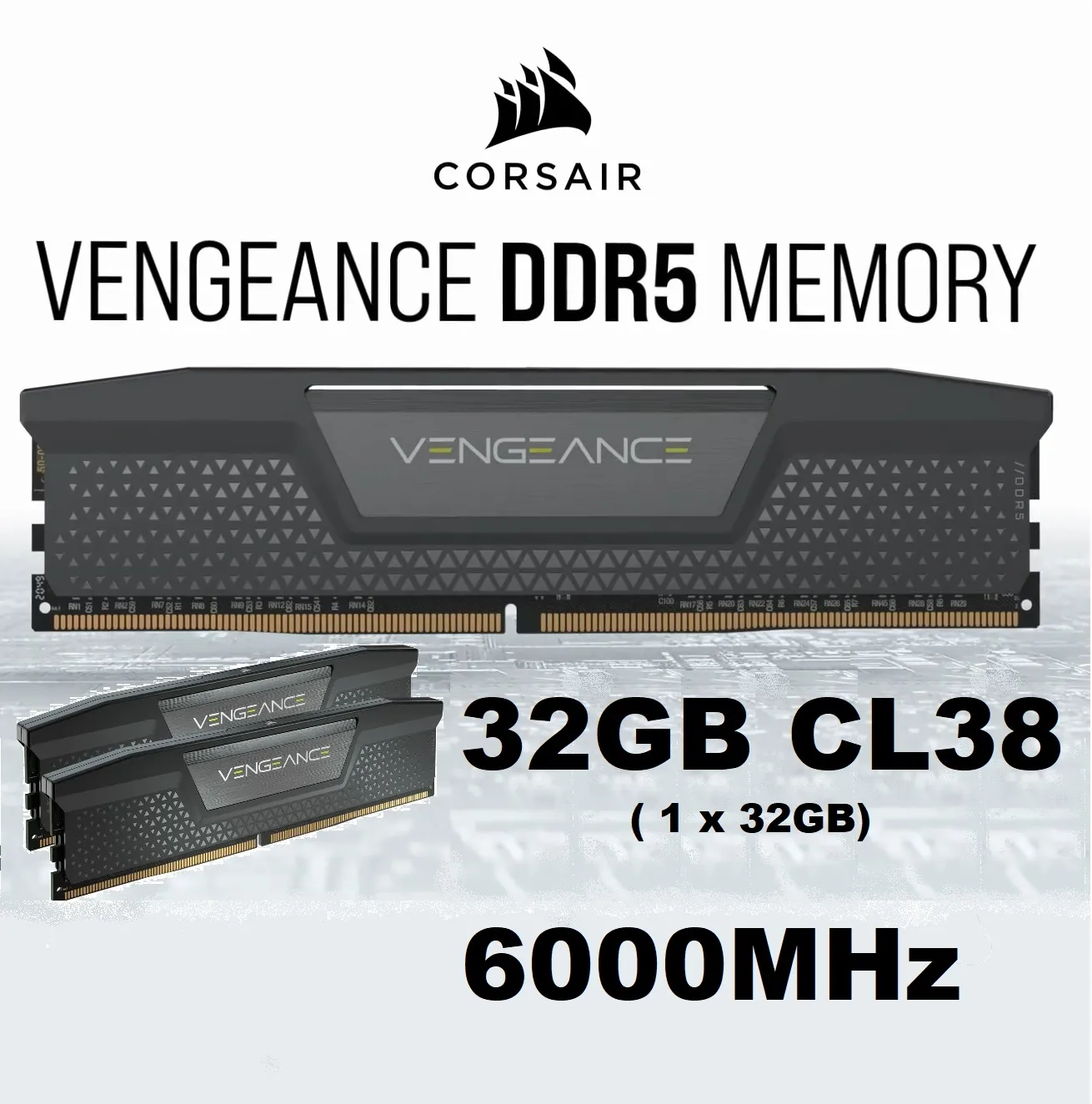 CMK5X32G2B60C38A2-CN CORSAIR Vengeance DDR5 RAM 32GB 6000MHz CL38 CORSAIR Vengeance DDR5 RAM 32GB 6000MHz CL38 (PC5 48000) 288-Pin 1.35V Intel XMP iCUE Compatible Computer Memory - Black (CMK5X32G2B60C38A2-CN) CMK5X32G2B60C38A2-CN CORSAIR Vengeance DDR5 RAM 32GB 6000MHz CL38 CORSAIR Vengeance DDR5 RAM 32GB 6000MHz CL38 (PC5 48000) 288-Pin 1.35V Intel XMP iCUE Compatible Computer Memory - Black (CMK5X32G2B60C38A2-CN)