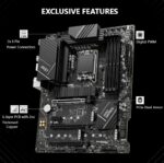 MSI PRO Z790-P II ATX Motherboard With Intel Z790 Chipset, LGA 1700 Support, 4 DIMMs DDR5 7200+MHz OC, PCIe 5.0, 4x M.2 Gen4, 2.5G LAN, USB 20Gbps , for Intel® Core™ 14th/ 13th/ 12th Gen Processors