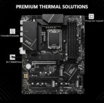 MSI PRO Z790-P II ATX Motherboard With Intel Z790 Chipset, LGA 1700 Support, 4 DIMMs DDR5 7200+MHz OC, PCIe 5.0, 4x M.2 Gen4, 2.5G LAN, USB 20Gbps , for Intel® Core™ 14th/ 13th/ 12th Gen Processors