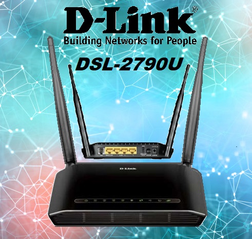 D-Link DSL-2790U Wireless N300 ADSL2 Router