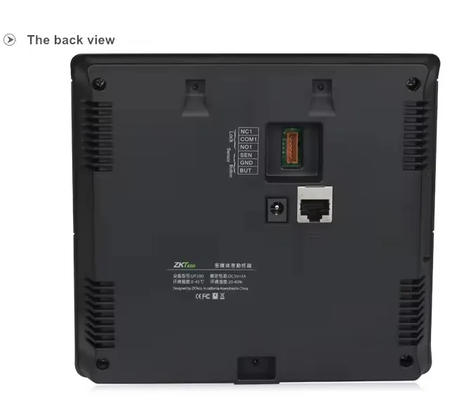 ZKT-UF200-S Attendance Machine Finger Print and Face ID ZKTeco UF200-S Color Screen with Camera Attendance Machine Finger Print and Face ID , Tcp/IP Biometric Time Attendance and Access Control System with RFID Card