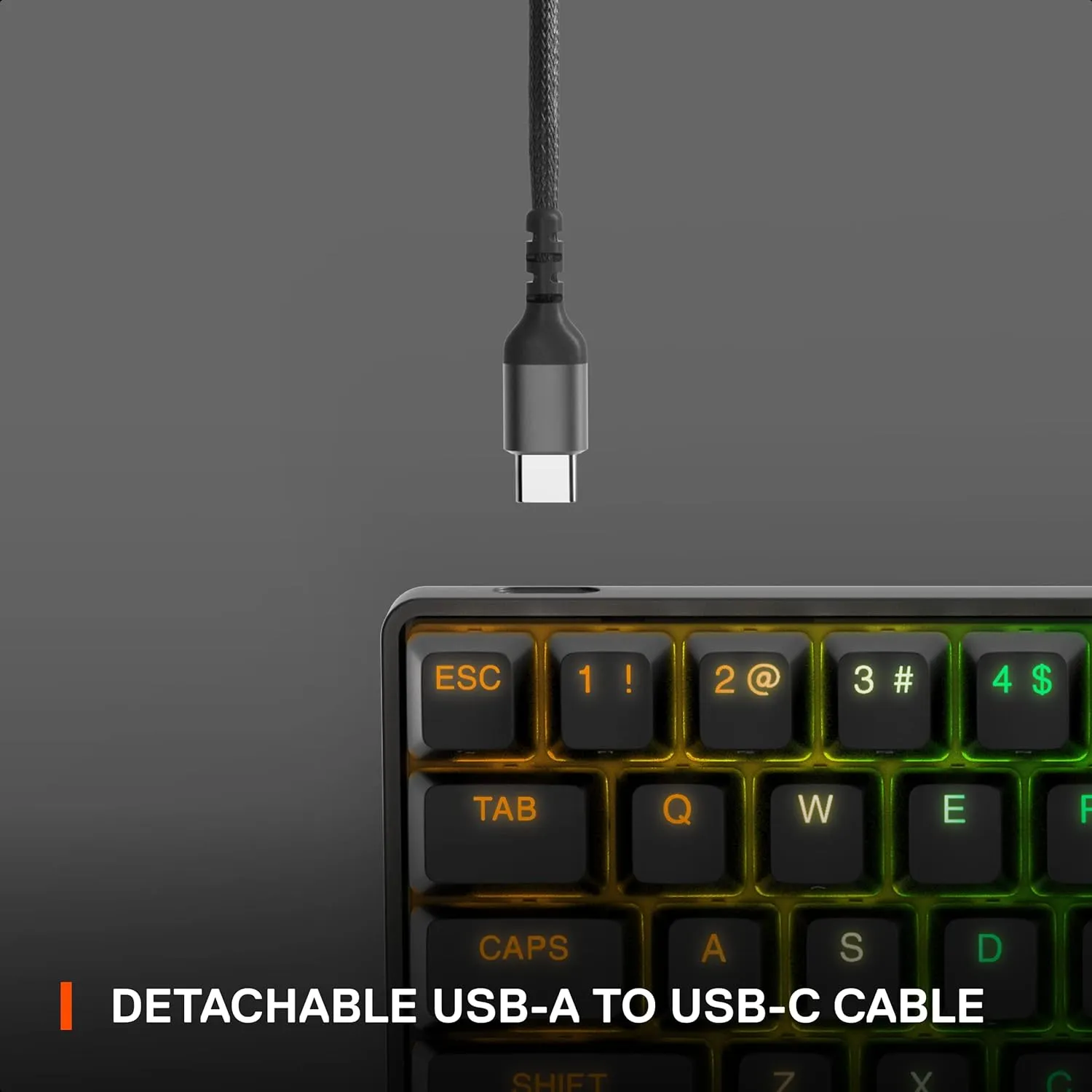 APEX PRO MINI Apex Pro Mini Wired Mechanical Keyboard SteelSeries Apex Pro Mini Wired Mechanical Gaming Keyboard - World's Fastest Keyboard - Adjustable Actuation - Compact 60% Form Factor - RGB - PBT Keycaps | OPEN BOX