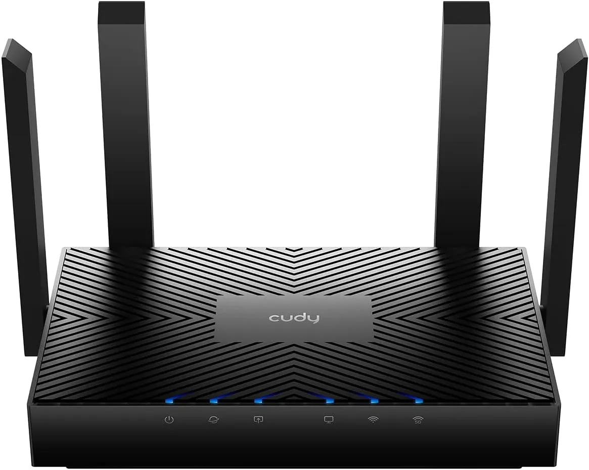 WR3000-EU AX3000 Dual Band Wi-Fi 6 Mesh Router Cudy WR3000 AX3000 Dual Band Wi-Fi 6 Mesh Router with MU-MIMO, OFDMA, and Smart Beamforming – Connect Over 100 Devices with Enhanced Security and Easy Cloud Management