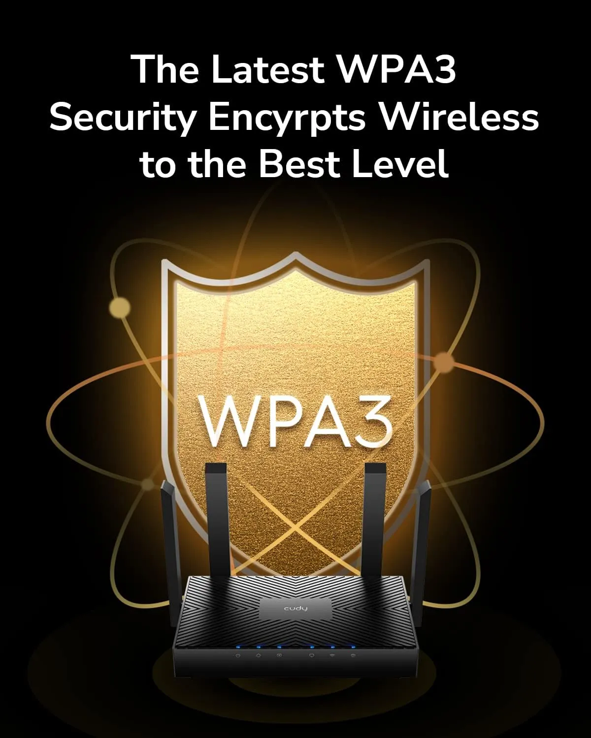 WR3000-EU AX3000 Dual Band Wi-Fi 6 Mesh Router Cudy WR3000 AX3000 Dual Band Wi-Fi 6 Mesh Router with MU-MIMO, OFDMA, and Smart Beamforming – Connect Over 100 Devices with Enhanced Security and Easy Cloud Management