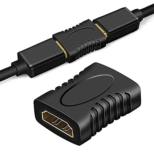 HDMI-FEM-FEM-OEM Hdmi Connector Female to Female Coupler Adapter Hdmi Connector Female to Female Coupler Adapter for HDTV, TV Stick, Laptop PC, Projector - 1 Pcs