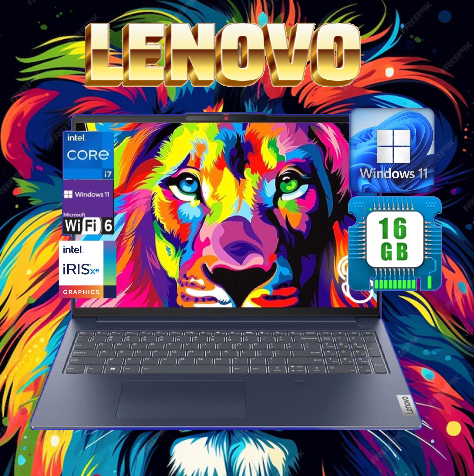IdeaPad Slim 5 i7-1355U 16 inch Touchscreen 16GB RAM WIN 11 (3) 82XF001TUS i7-1355U 16 inch Touchscreen 16GB RAM WIN 11 LENOVO IdeaPad Slim 5 16IRL8 | Intel® Core™ i7-1355U | 16GB DDR5 RAM ; 512GB SSD | Intel® Iris® Xe Graphics | Touchscreen 16 inch WUXGA IPS Display | Windows® 11 | Backlit Keyboard | Abyss Blue