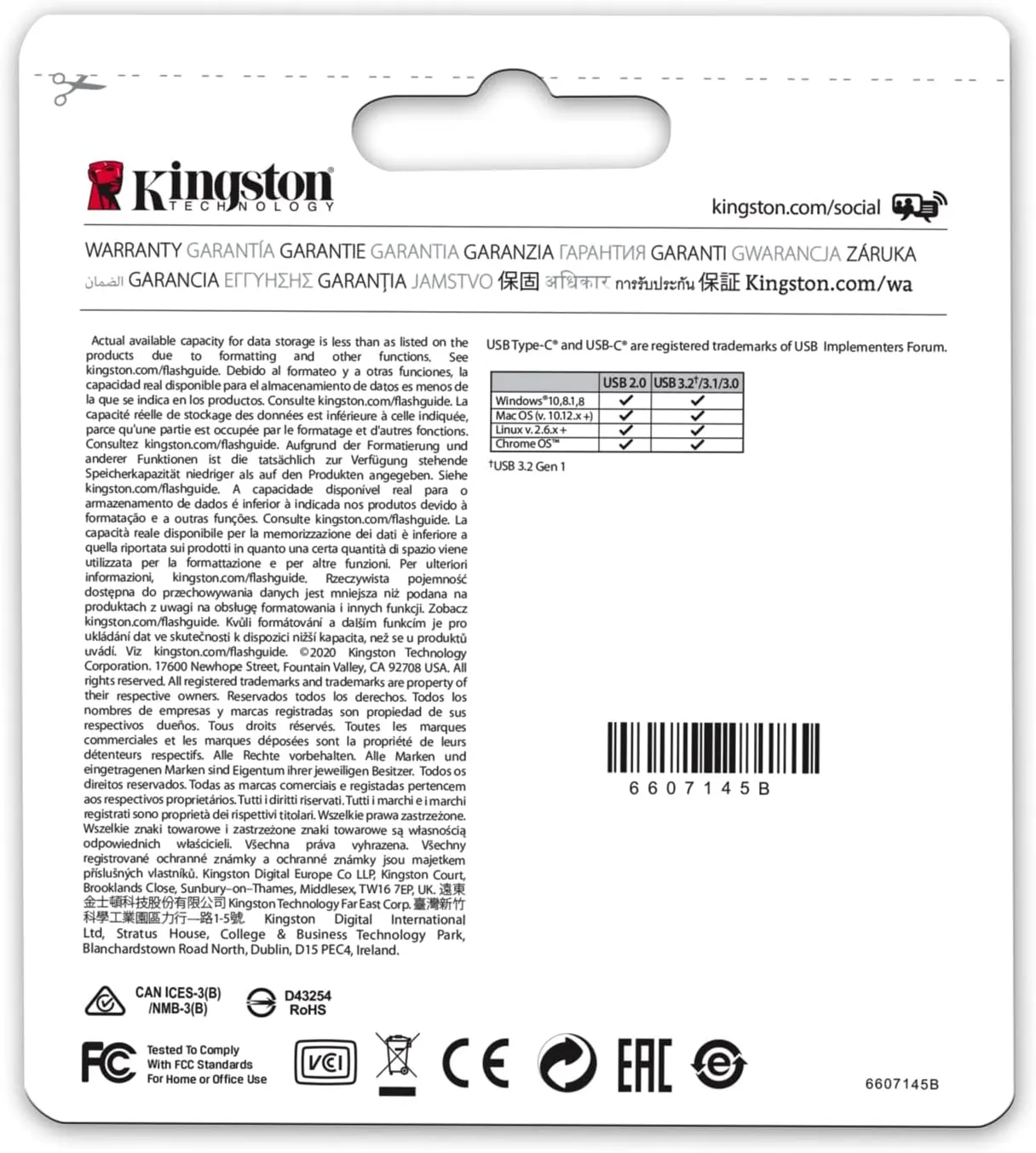 DTDUO3CG3/256GB Kingston DataTraveler microDuo 3C 256GB Kingston DataTraveler microDuo 3C 256GB USB-C & USB-A Flash Drive | Speeds up to 200 MB/s | USB 3.2 Gen 1 | Duo Connector | DTDUO3CG3/256GB