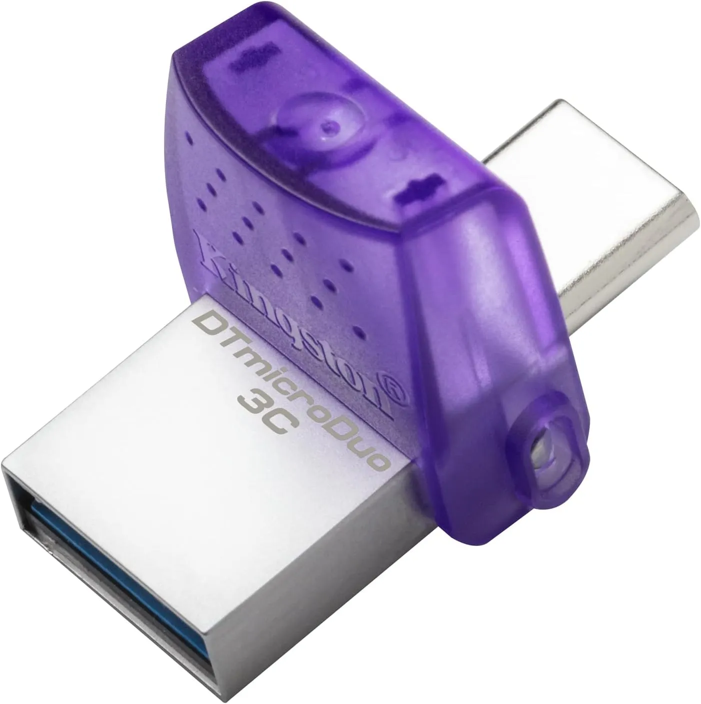 DTDUO3CG3/256GB Kingston DataTraveler microDuo 3C 256GB Kingston DataTraveler microDuo 3C 256GB USB-C & USB-A Flash Drive | Speeds up to 200 MB/s | USB 3.2 Gen 1 | Duo Connector | DTDUO3CG3/256GB
