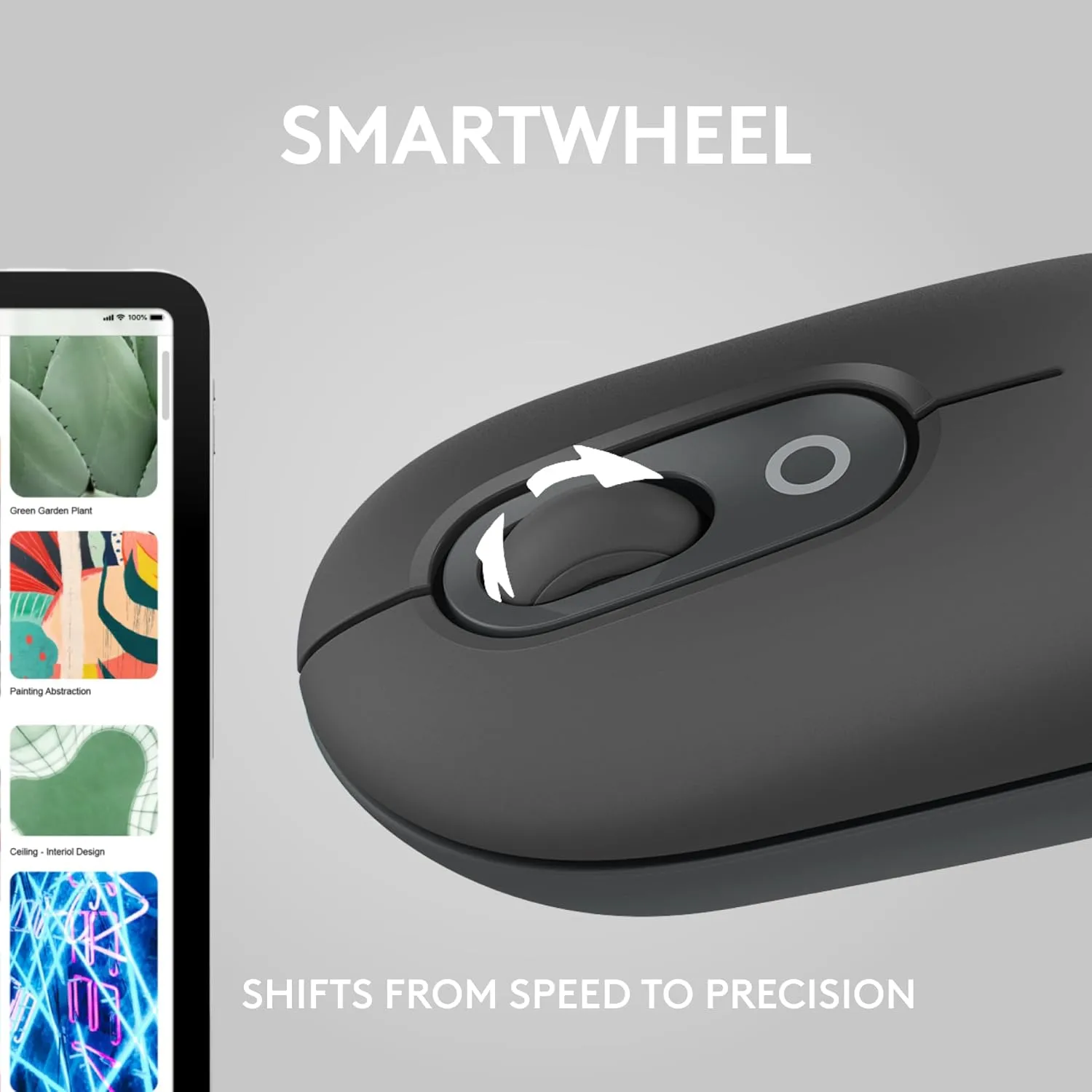 NIGHTFALL 910-007160 POP Bluetooth Wireless Mouse Emoji Logitech POP Bluetooth Wireless Mouse Emoji Customizable - 1000 to 4000  DPI - Connect up to 3 devices - 10 meters Wireless Range -  Battery Powered -  Compatible with Windows® , macOS , ChromeOS™ ,  iPadOS , Microsoft Surface | NIGHTFALL 910-007160