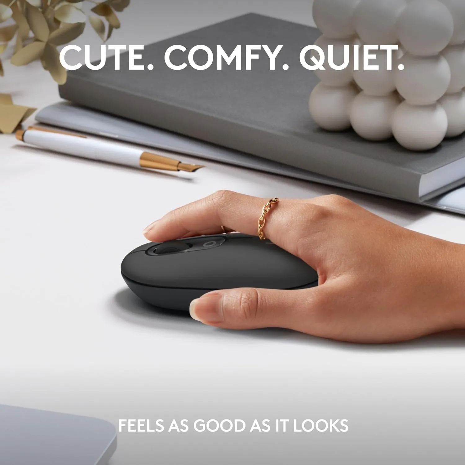 NIGHTFALL 910-007160 POP Bluetooth Wireless Mouse Emoji Logitech POP Bluetooth Wireless Mouse Emoji Customizable - 1000 to 4000  DPI - Connect up to 3 devices - 10 meters Wireless Range -  Battery Powered -  Compatible with Windows® , macOS , ChromeOS™ ,  iPadOS , Microsoft Surface | NIGHTFALL 910-007160