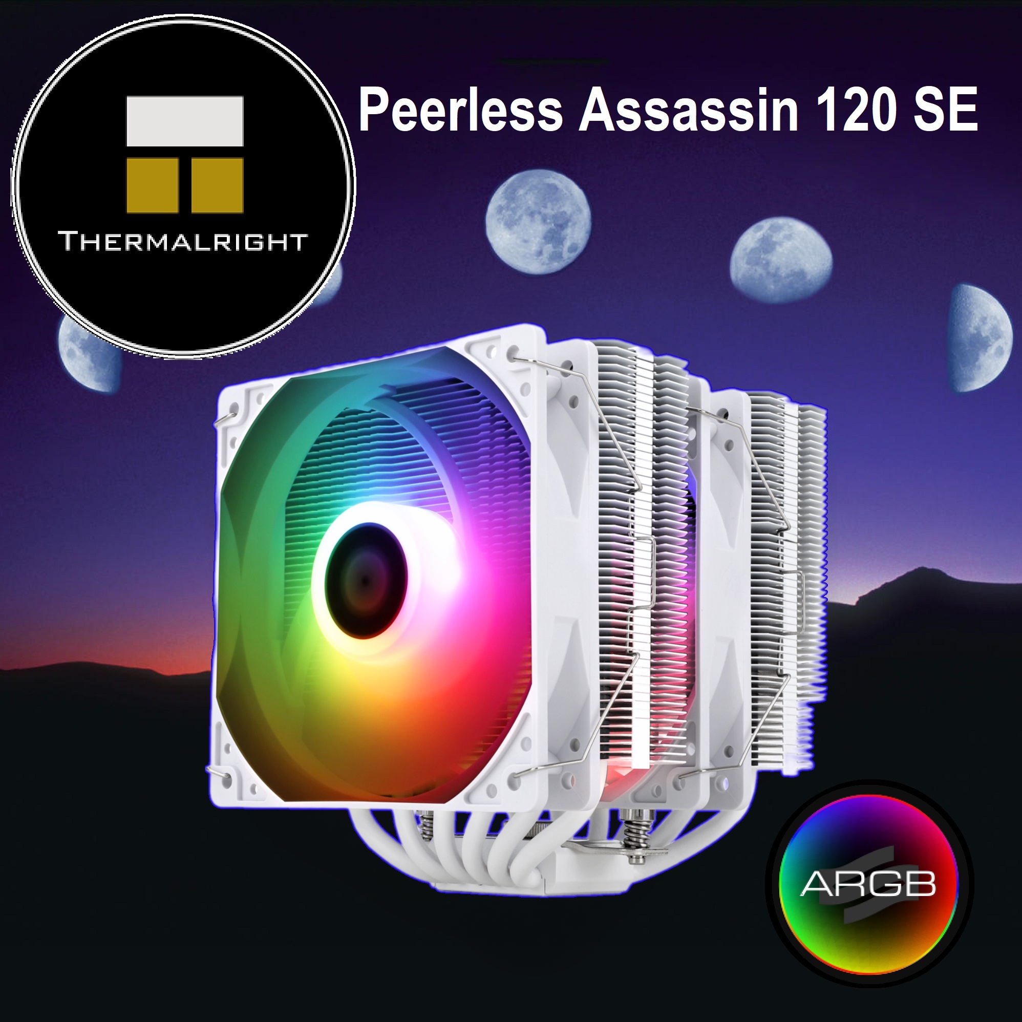 Thermalright Peerless Assassin 120 SE WHITE ARGB CPU Air Cooler 28 (1) Peerless Assassin 120 SE WHITE ARGB Air Cooler