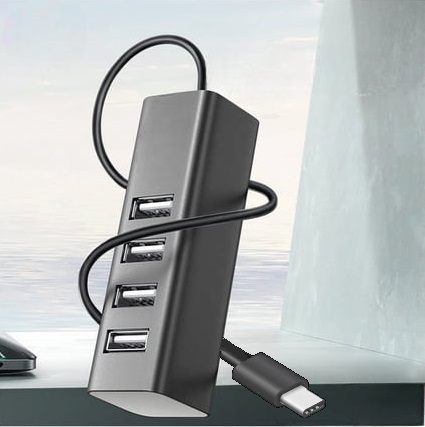 USB C Hub with 4 USB 3.0 Ports Type C to USB Adaptor (6) LA04/C-0.15M USB C Hub with 4 USB Lenovo Thinkplus LA04 USB C Hub, USB C to USB Hub with 4 USB 3.0 Ports, Type C to USB Adaptor Compatible with MacBook Pro/Air, iPad Pro, Chromebook, XPS and More