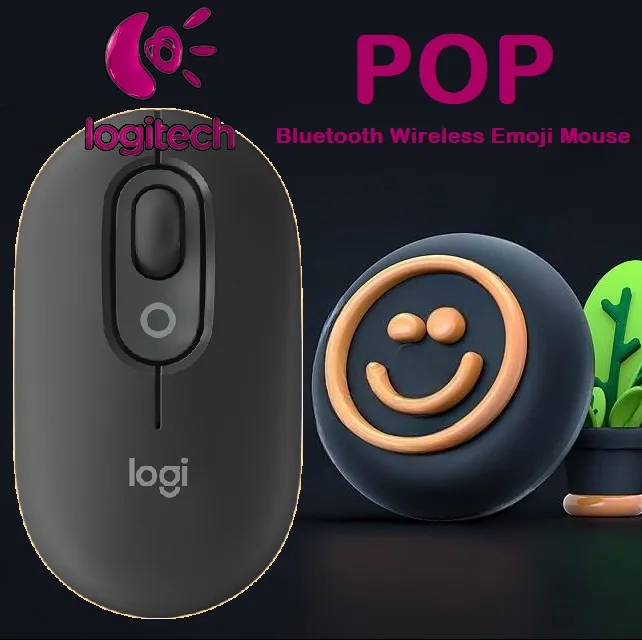 NIGHTFALL 910-007160 POP Bluetooth Wireless Emoji Mouse Logitech POP Bluetooth Wireless Mouse Emoji Customizable - 1000 to 4000 DPI - Connect up to 3 devices - 10 meters Wireless Range - Battery Powered - Compatible with Windows® , macOS , ChromeOS™ , iPadOS , Microsoft Surface | NIGHTFALL 910-007160 NIGHTFALL 910-007160 POP Bluetooth Wireless Emoji Mouse Logitech POP Bluetooth Wireless Mouse Emoji Customizable - 1000 to 4000 DPI - Connect up to 3 devices - 10 meters Wireless Range - Battery Powered - Compatible with Windows® , macOS , ChromeOS™ , iPadOS , Microsoft Surface | NIGHTFALL 910-007160