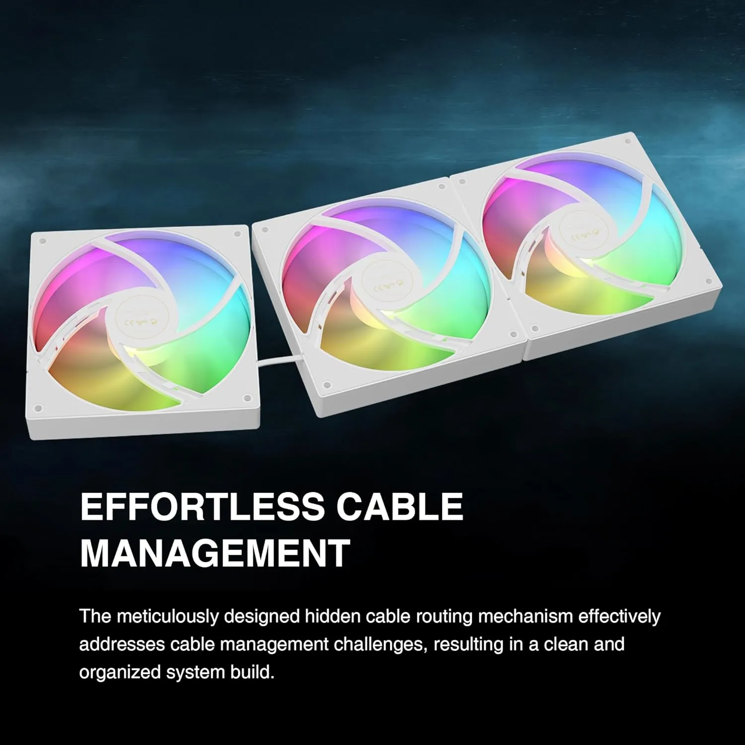 GAMDIAS CHIONE E4 360 AIO ARGB WHITE CPU Liquid Cooler + Digital (6) CHIONE-E4-360-W CHIONE E4 360 AIO ARGB WHITE CPU Liquid Cooler GAMDIAS CHIONE E4 360mm AIO ARGB CPU Liquid Cooler, Real-time Digital Display PWM Pump, Hidden Cable Design, 3X 120MM ARGB PWM Fan w/MB Sync, Intel LGA 1700/1200, AMD AM5/AM4 | White CHIONE-E4-360-W