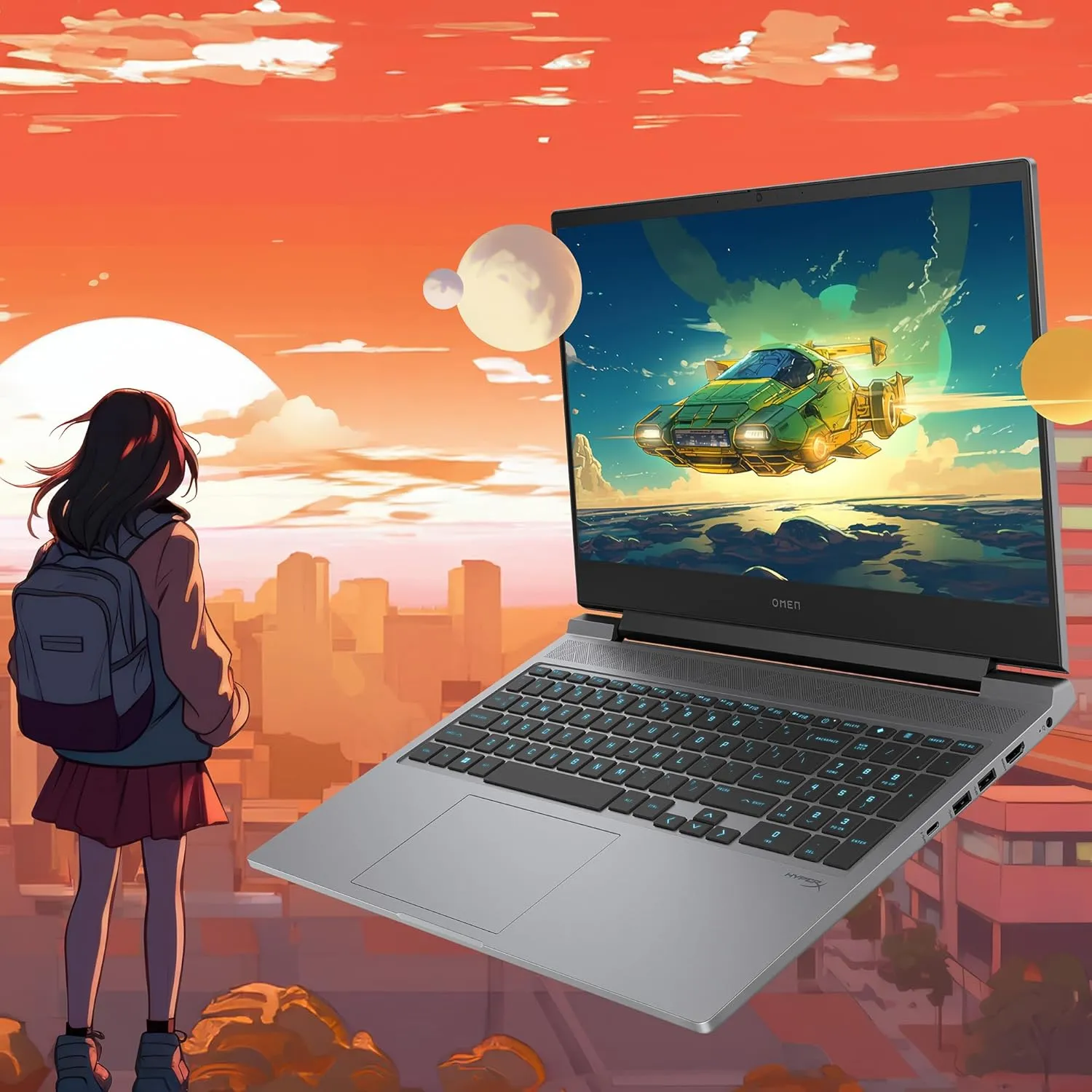 9V7EUA#ABA HP OMEN i7-14700HX RTX 4070 32GB DDR5 RAM OMEN by HP 16-ae0001nr Intel® Core™ i7-14700HX | 32GB DDR5 RAM ; 1TB SSD | RTX™ 4070 ; 8GB | 16.1-inch FHD IPS Display 165Hz | Bang & Olufsen X® Ultra DTS Audio | 1-Zone RGB Backlit keyboard | Windows 11 | METEOR SILVER (9V7E7UA)