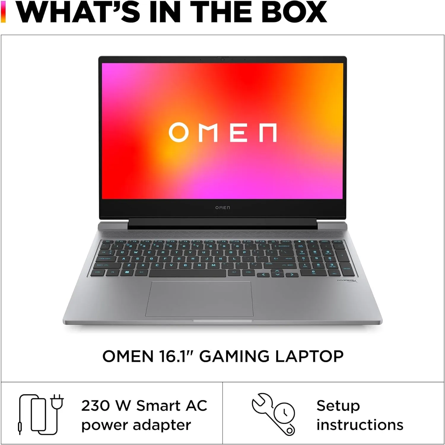9V7EUA#ABA HP OMEN i7-14700HX RTX 4070 32GB DDR5 RAM OMEN by HP 16-ae0001nr Intel® Core™ i7-14700HX | 32GB DDR5 RAM ; 1TB SSD | RTX™ 4070 ; 8GB | 16.1-inch FHD IPS Display 165Hz | Bang & Olufsen X® Ultra DTS Audio | 1-Zone RGB Backlit keyboard | Windows 11 | METEOR SILVER (9V7E7UA)