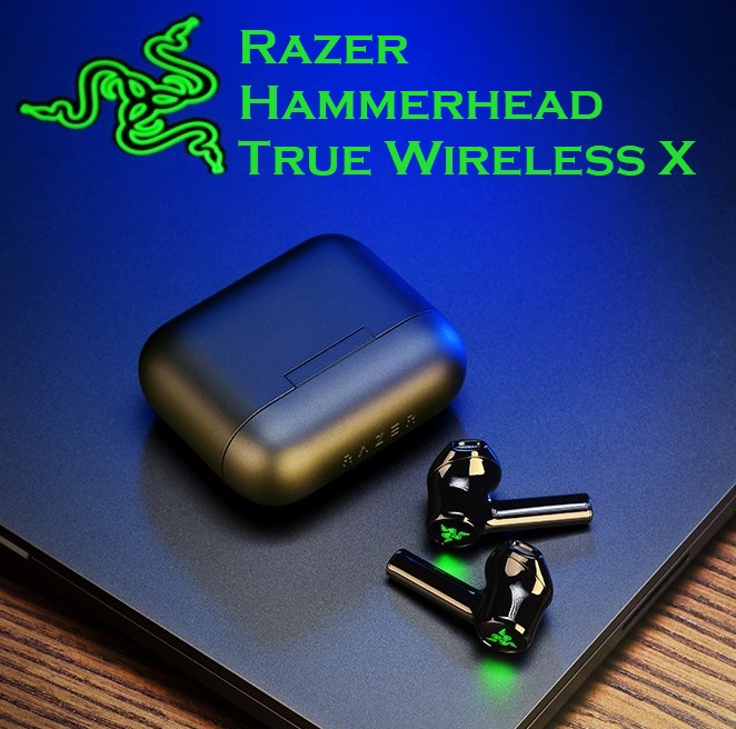 Razer Hammerhead True Wireless X Earbuds Touch Enabled BT5 (5) RZ12-03830100-CHINA Razer Hammerhead True Wireless X Earbuds Razer Hammerhead True Wireless X Earbuds: Custom-Tuned 13mm Drivers - Bluetooth 5.2 Auto-Pairing - 60ms Low-Latency Gaming Mode - Touch Enabled - Mobile App Customization | Classic Black