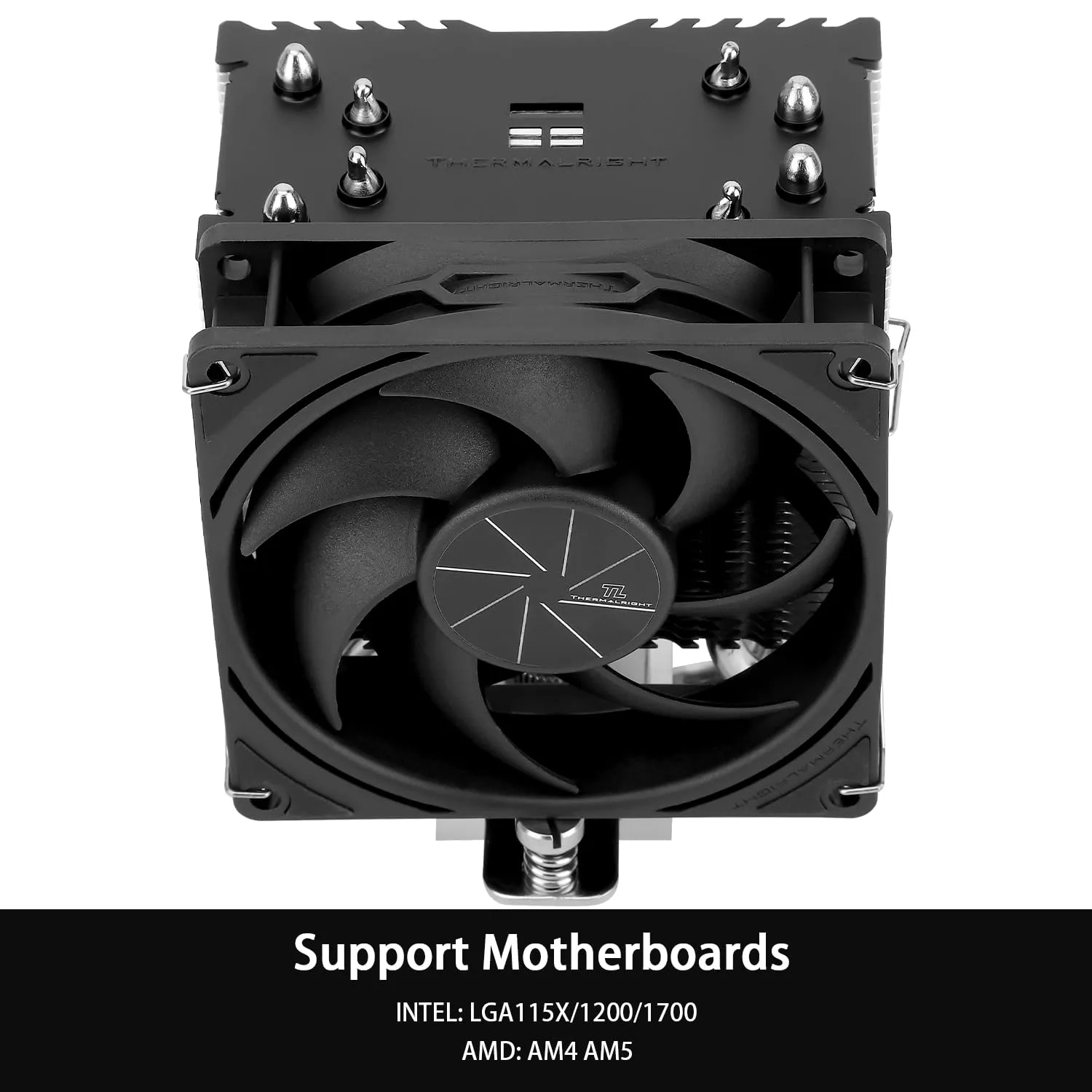 Thermalright Assassin X 90 SE V2 CPU Air Cooler 92mm PWM Fan (9) TL-P9 Assassin X 90 SE V2 CPU Air Cooler 92mm PWM Thermalright Assassin X 90 SE V2 CPU Air Cooler, 2200RPM Speed , 4 Heat Pipes, 92mm PWM Quiet Fan CPU Cooler, 118mm High , for AMD AM4 AM5/Intel 1700/1150/1151/1200 | BLACK TL-P9