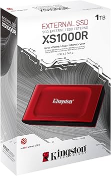 Kingston XS1000R 1TB SSD | Pocket-Sized | USB 3.2 Gen 2 | External Solid State Drive | Up to 1050MB/s | SXS1000R/1000G