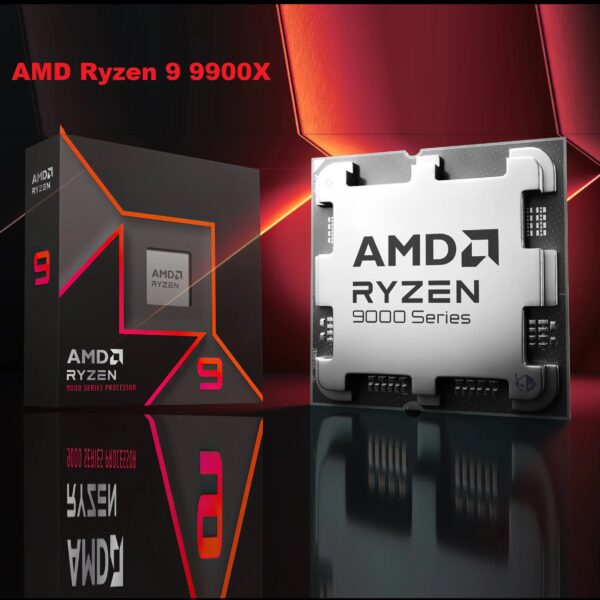 CPU-AMD-9900X AMD Ryzen 9 9900X CPU Processor Series Granite AMD Ryzen 9 9900X CPU Processor  - Ryzen 9 9000 Series Granite Ridge (Zen 5) 12-Core 4.4 GHz - Socket AM5 120W Supports PCIe 5.0 - Unlocked for Overclocking - Radeon Graphics Processor | BOXED 100-100000662WOF