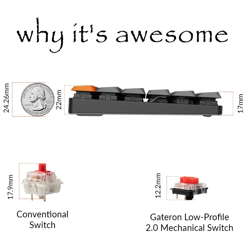 Keychron K1 Max TKL Keyboard Red Switch (4) K1M-H1 Keychron K1 Max TKL Keyboard Red Switch Keychron K1 Max Ultra-Slim QMK/VIA Bluetooth Wireless/USB Wired Custom Mechanical Keyboard, 2.4 GHz Hot Swappable TKL Layout RGB Backlight Gaming Keyboard with Low-Profile Gateron Red Switch | Graphite K1M-H1