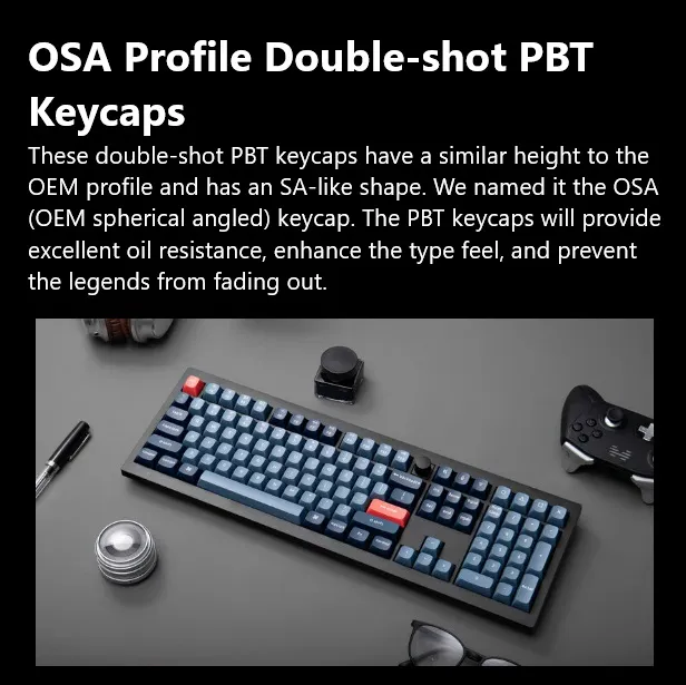 V6M-D1 QMK VIA Wireless Custom Mechanical Keyboard Keychron V6 Max QMK/VIA Wireless Mechanical Fully Customizable Keyboard with Programmable Knob ; 2.4 GHz or Bluetooth 5.1 Connectivity for up to Three Devices ; Type-C & Type-A Dual Receivers ; Double-shot PBT ; Gasket Mount ; RGB LED ; Hot-swappable Gateron Jupiter Red Switch  | Carbon Black V6M-D1