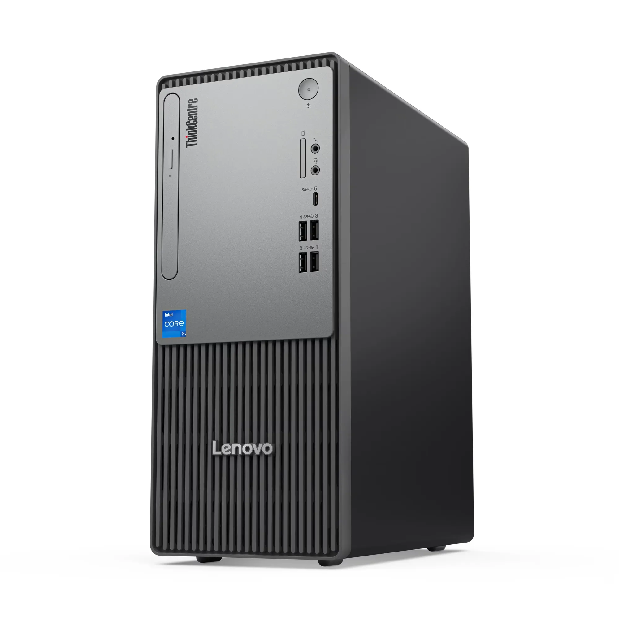 12UD007HAX ThinkCentre i5-13400 8GB DDR5 RAM 512GB SSD ThinkCentre neo 50t Gen 5  Intel® Core™ i5-13400 | Intel® UHD Graphics 730 | 8GB DDR5 RAM ;  512GB SSD NVMe® | 3-in-1 Card Reader | DVD±RW | HD Speakers | USB Calliope Keyboard Eng. Ara + Mouse | Ethernet , Wi-Fi 6 , Bluetooth 5.2 | Black