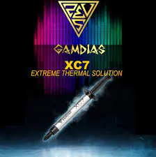 GAMDIAS XC7 EXTREME THERMAL SOLUTION 4g  - Premium Aluminum Oxide-Based Solution ; -50℃~240℃ Temp Range ; 0.03 Low Impedance ; 3-in-1 Pack Application Kit  | SILVER