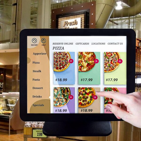 POS-HX-K8-SYSTEM POS Terminal Core i5 15 inch TouchScreen HAIXUN All-in-One POS Terminal Dual-core 2.7GHz Intel® Core i5 Processor - 8GB DDR3 RAM Memory & 128GB SSD Storage - 15" Touch Screen - Windows 7 - USB,VGA, HDMI, Gigabit Ethernet, Audio-In/Out | BLACK 
