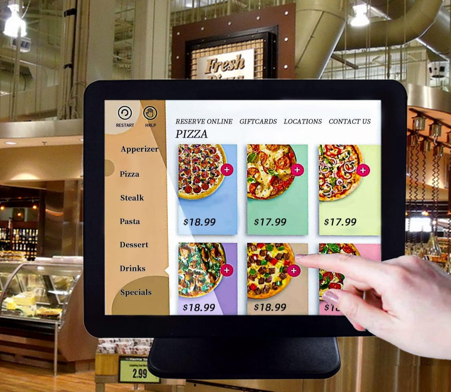 POS-HX-K8-SYSTEM POS Terminal Core i5 15 inch TouchScreen HAIXUN All-in-One POS Terminal Dual-core 2.7GHz Intel® Core i5 Processor - 8GB DDR3 RAM Memory & 128GB SSD Storage - 15" Touch Screen - Windows 7 - USB,VGA, HDMI, Gigabit Ethernet, Audio-In/Out | BLACK 