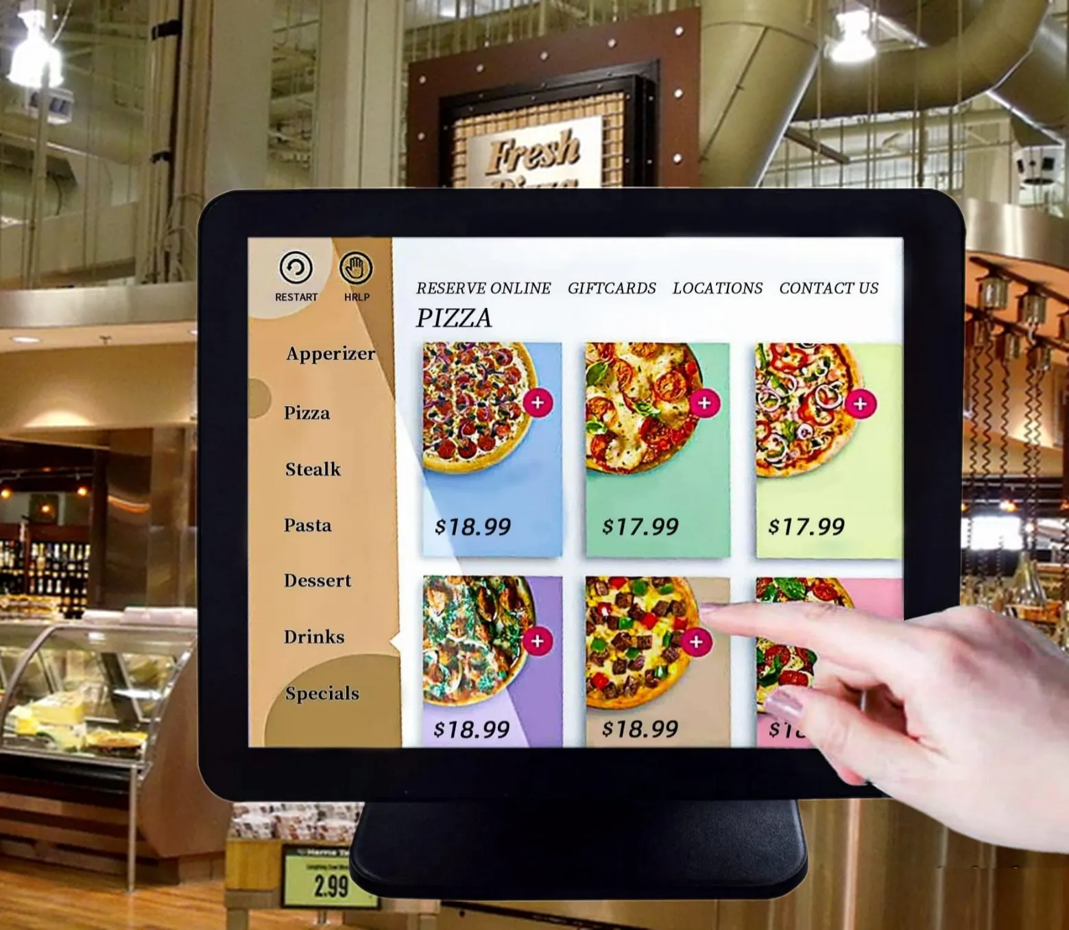 POS-HX-K8-SYSTEM POS Terminal Core i5 15 inch TouchScreen HAIXUN All-in-One POS Terminal Dual-core 2.7GHz Intel® Core i5 Processor - 8GB DDR3 RAM Memory & 128GB SSD Storage - 15" Touch Screen - Windows 7 - USB,VGA, HDMI, Gigabit Ethernet, Audio-In/Out | BLACK