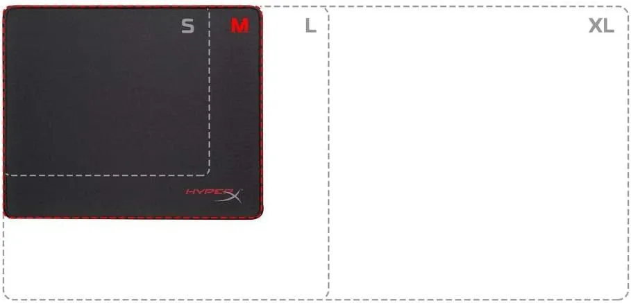 512QNDh+5lL._AC_SL1000_ HyperX Fury S - Speed Edition Pro Gaming Mouse Pad, Cloth Surface Optimized for Speed, Stitched Anti-Fray Edges, Medium 360x300x3mm